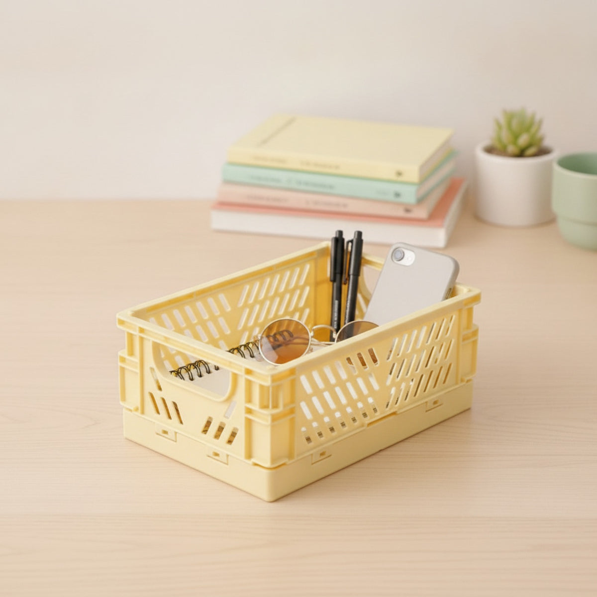 Organiseur de voiture pliable compact - vue de face - PLISSÉ