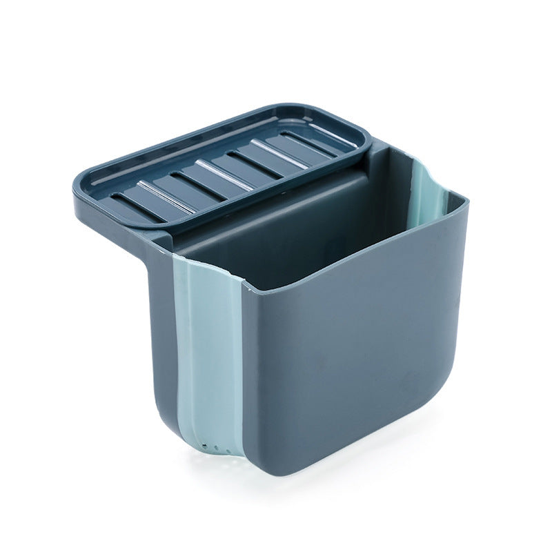 Égouttoir d'évier pliable à ventouse - coloris Bleu - PLISSÉ