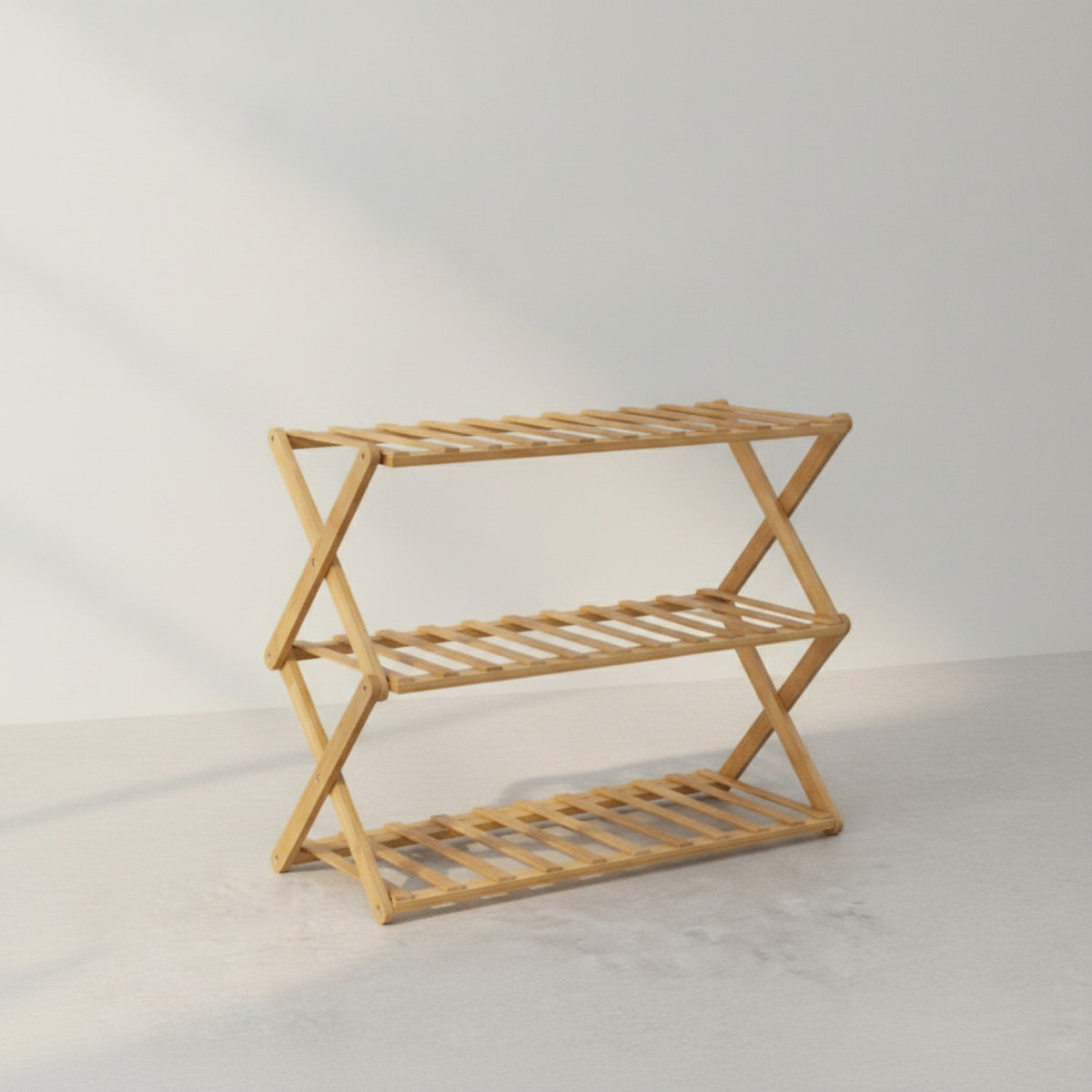 Étagère à plantes pliable en bambou - PLISSÉ