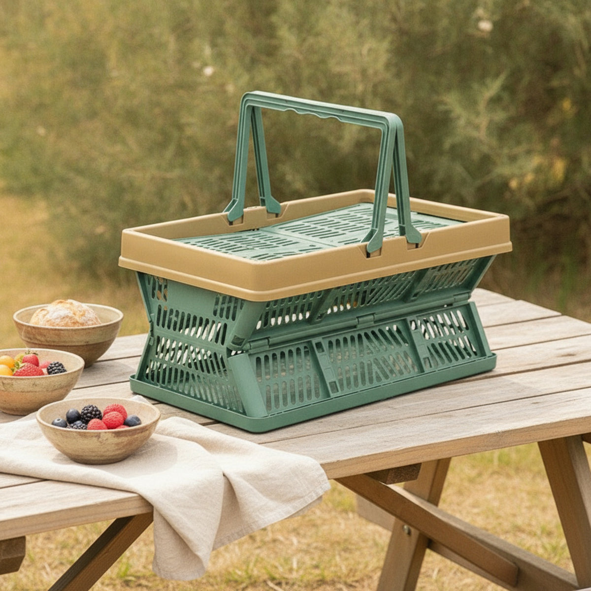 Panier de sortie pliable - PLISSÉ