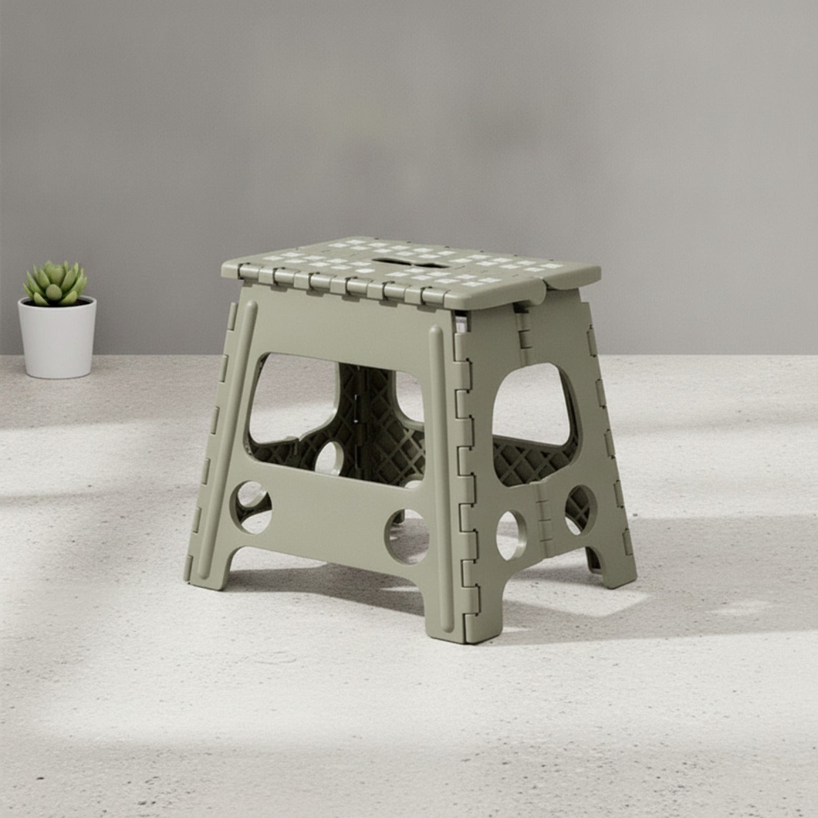 Banc pliable portable maison extérieur - vue de face - PLISSÉ