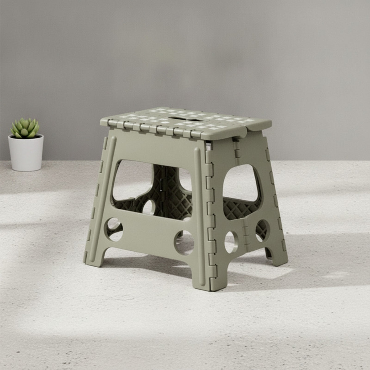 Banc pliable portable maison extérieur - vue de face - PLISSÉ